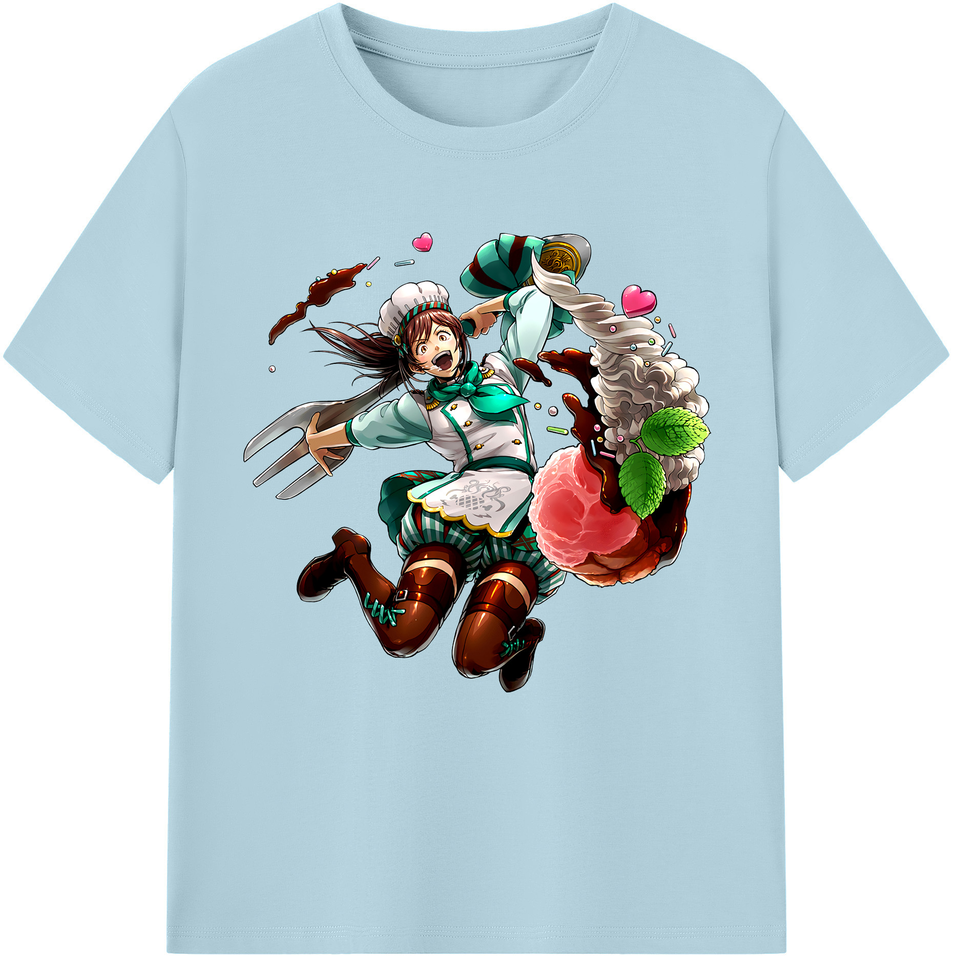 （画像用） 進撃の巨人 サシャ·ブラウス Attack on Titan Sasha Blaus 綿100％半袖Tシャツ（フロントプリント）